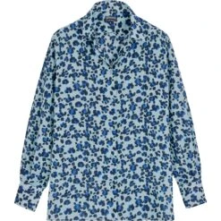 Women Organic Cotton Veil Shirt Turtles Leopard- Vilebrequin X Angelo Tarlazzi