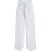 Women White Linen Pants- Vilebrequin X Angelo Tarlazzi -Outdoor Beach & Swimwear LSSH3U00 010 front 3920x3920 1