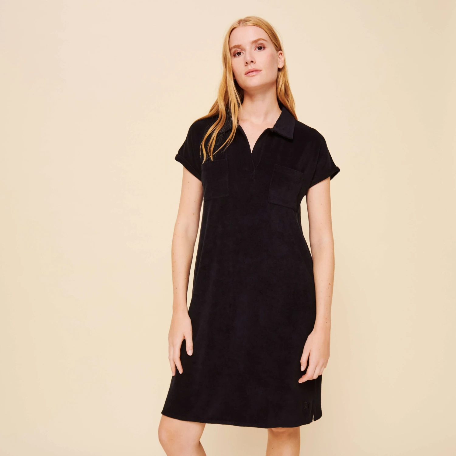 Vilebrequin Women Terry Polo Dress Solid 5 Vilebrequin Women Terry Polo Dress Solid - Image 3