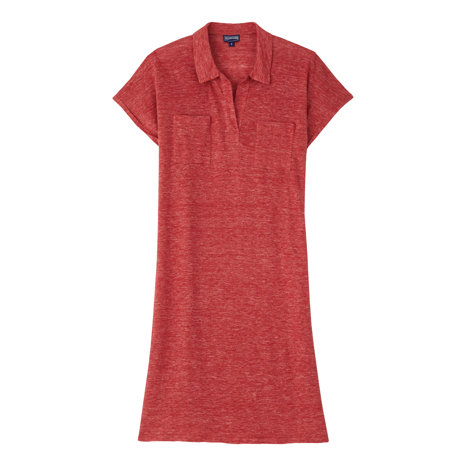 Vilebrequin Women Linen Long Polo Dress Solid 3 Vilebrequin Women Linen Long Polo Dress Solid