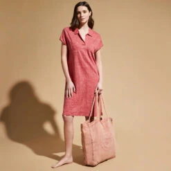 Vilebrequin Women Linen Long Polo Dress Solid 12 Vilebrequin Women Linen Long Polo Dress Solid -Outdoor Beach & Swimwear LVEU2O00 178 supp1 3920x3920 1
