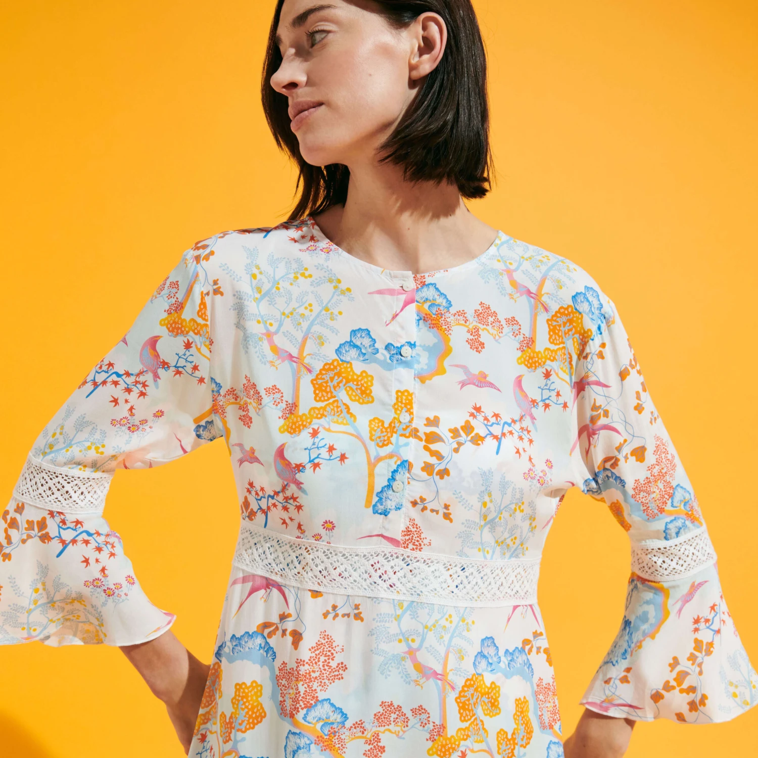 Vilebrequin Women Short Dress Peaceful Trees 7 Vilebrequin Women Short Dress Peaceful Trees - Image 5