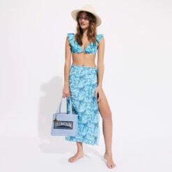 Vilebrequin Women Halter Bikini Top Flowers Tie & Dye -Outdoor Beach & Swimwear LZZU3H71 390 supp1 3920x3920 1