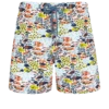 Vilebrequin Men Swim Shorts Ultra-light And Packable Fish Family -Outdoor Beach & Swimwear MAHU3J25 010 front 3920x3920 1