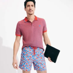 Vilebrequin Men Swim Shorts Ultra-light And Packable Crabs & Shrimps -Outdoor Beach & Swimwear MAHU3J53 367 supp1 3920x3920 1