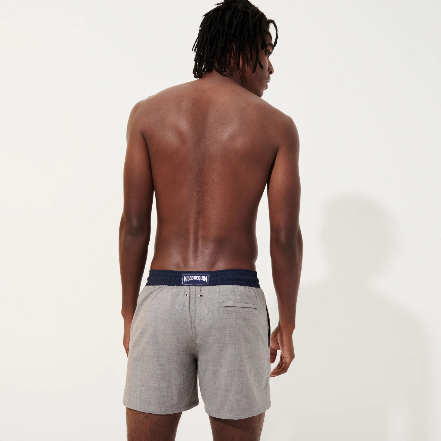 Men Woolen Swim Trunks Super 120'S- Vilebrequin X The Woolmark Company 6 Men Woolen Swim Trunks Super 120'S- Vilebrequin X The Woolmark Company - Image 4