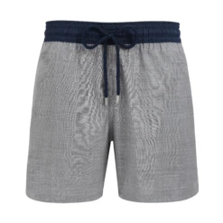 Men Woolen Swim Trunks Super 120'S- Vilebrequin X The Woolmark Company