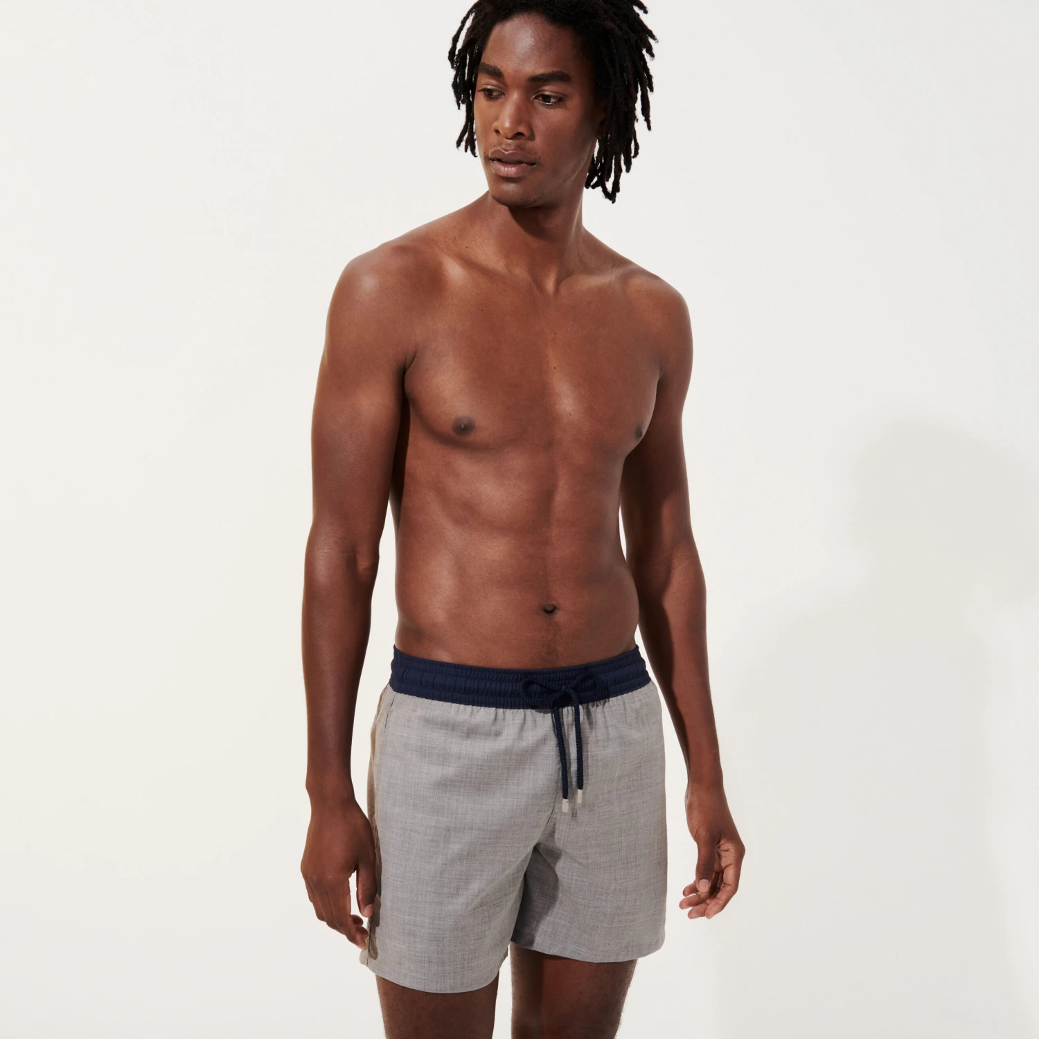 Men Woolen Swim Trunks Super 120'S- Vilebrequin X The Woolmark Company 5 Men Woolen Swim Trunks Super 120'S- Vilebrequin X The Woolmark Company - Image 3
