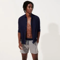 Men Woolen Swim Trunks Super 120'S- Vilebrequin X The Woolmark Company 14 Men Woolen Swim Trunks Super 120'S- Vilebrequin X The Woolmark Company -Outdoor Beach & Swimwear MGUH2L27 921 supp2 3920x3920 1