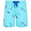 Vilebrequin Boys Swim Trunks Embroidered 2009 Les Requins -Outdoor Beach & Swimwear MIJH1C09 381 front 3920x3920 1
