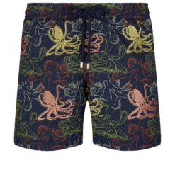Vilebrequin Men Embroidered Swim Trunks Octopussy - Limited Edition