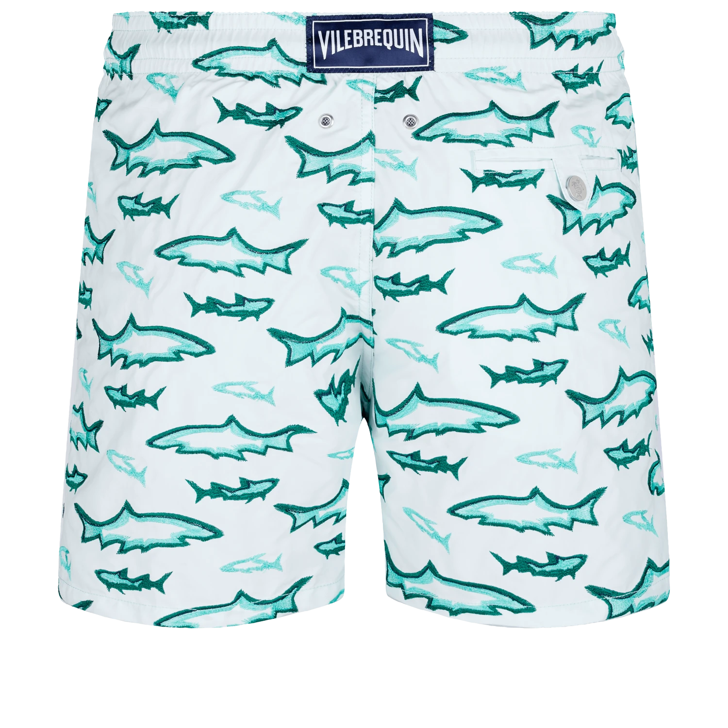 Vilebrequin Men Embroidered Swim Trunks Requins 3D - Limited Edition 4 Vilebrequin Men Embroidered Swim Trunks Requins 3D - Limited Edition - Image 2