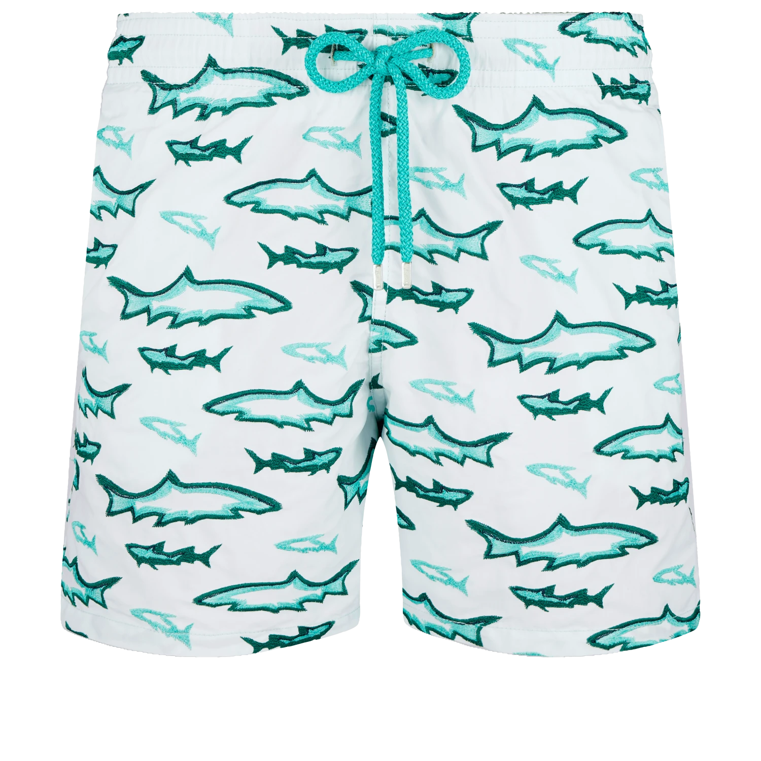 Vilebrequin Men Embroidered Swim Trunks Requins 3D - Limited Edition 3 Vilebrequin Men Embroidered Swim Trunks Requins 3D - Limited Edition