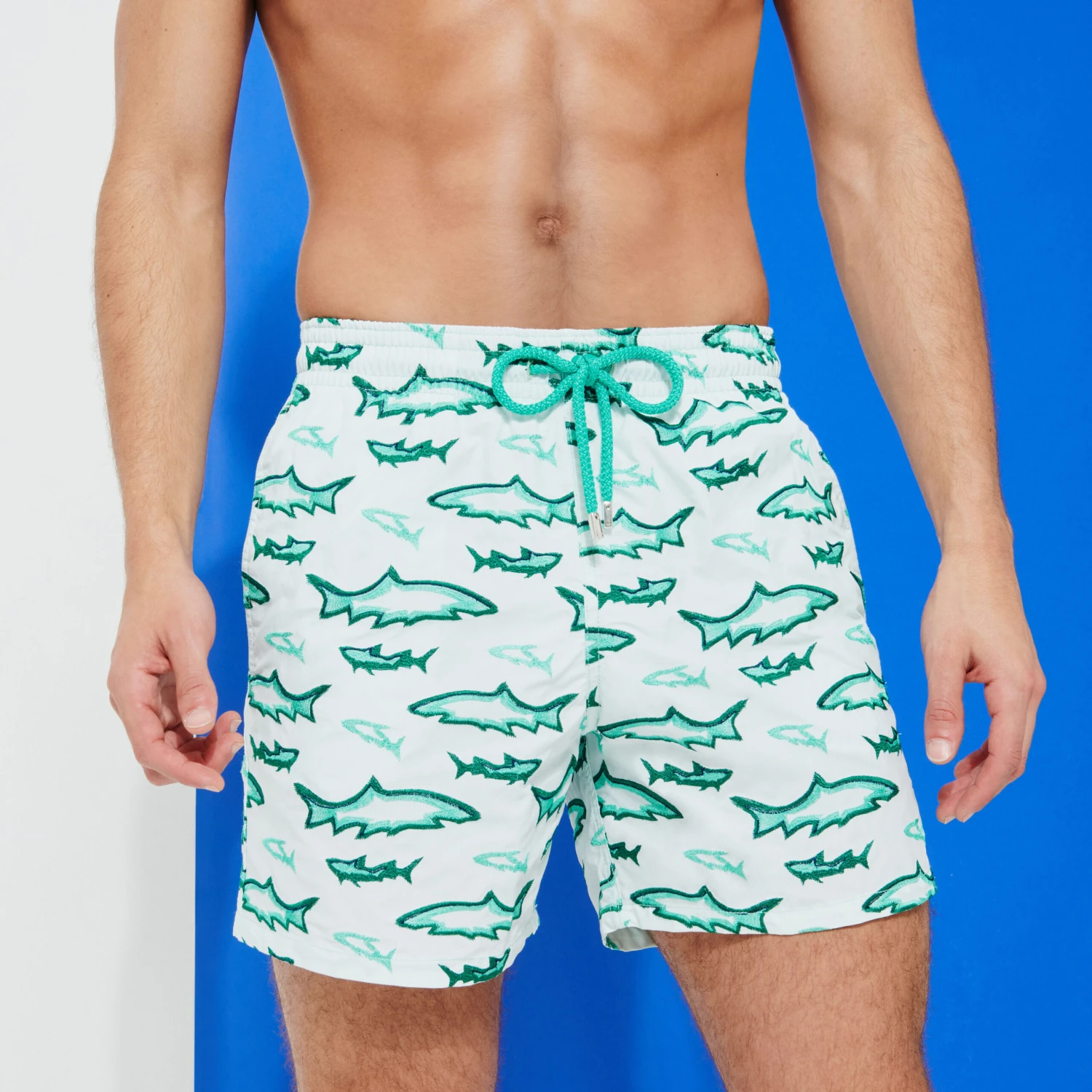 Vilebrequin Men Embroidered Swim Trunks Requins 3D - Limited Edition 7 Vilebrequin Men Embroidered Swim Trunks Requins 3D - Limited Edition - Image 5