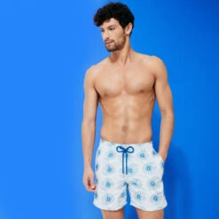 Vilebrequin Men Embroidered Swim Trunks Hypno Shell - Limited Edition 11 Vilebrequin Men Embroidered Swim Trunks Hypno Shell - Limited Edition -Outdoor Beach & Swimwear MISC3C11 348 frontworn 3920x3920 1