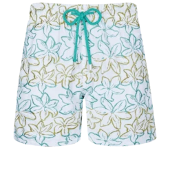 Vilebrequin Men Swim Trunks Embroidered Raiatea - Limited Edition