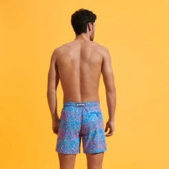 Vilebrequin Men Swim Trunks Embroidered Raiatea - Limited Edition -Outdoor Beach & Swimwear MISH3C07 367 backworn 3920x3920 1