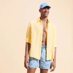 Vilebrequin Men Swim Trunks Embroidered Micro Ronde Des Tortues Rainbow - Limited Edition -Outdoor Beach & Swimwear MISH3C39 368 supp2 3920x3920 1