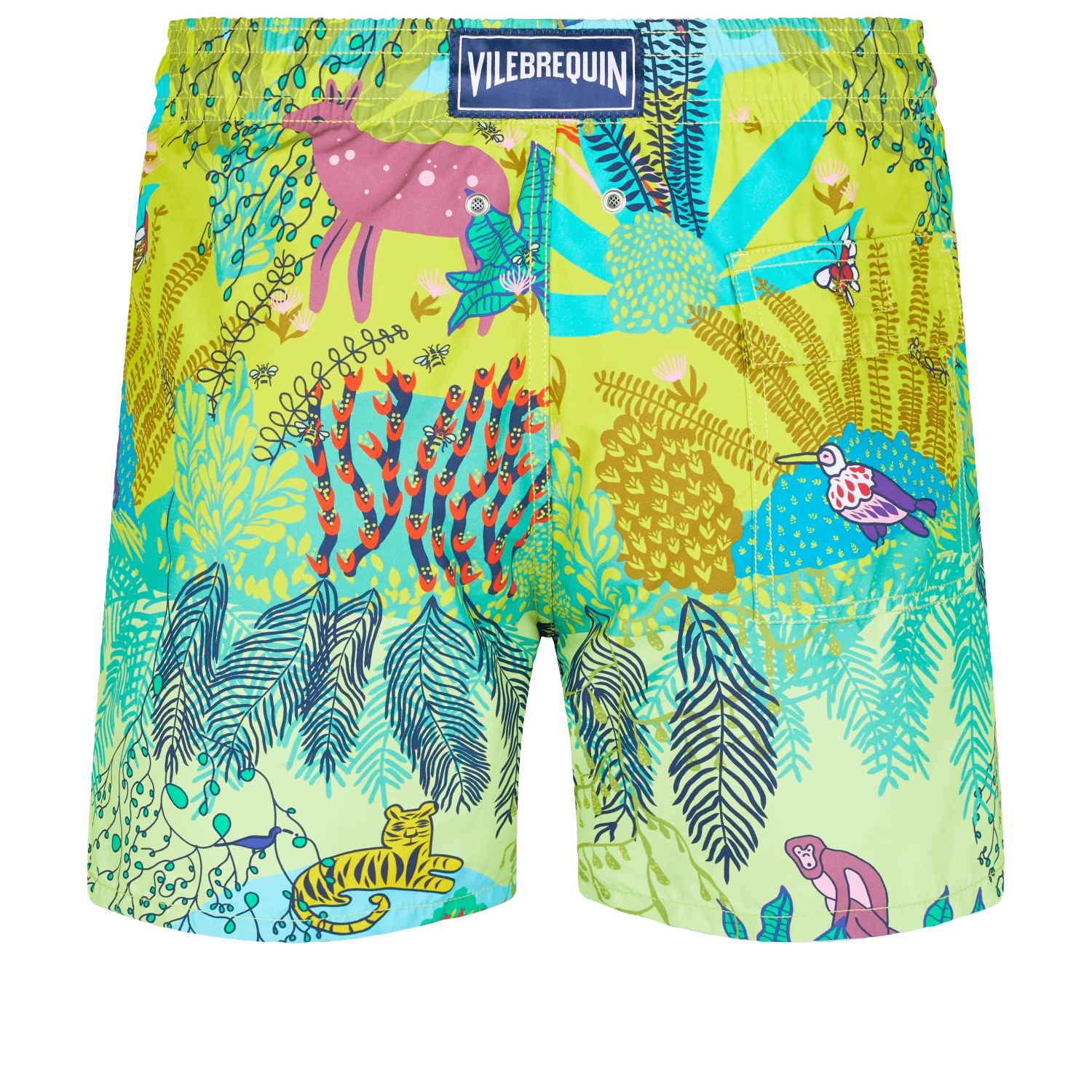 Vilebrequin Men Swim Trunks Jungle Rousseau 4 Vilebrequin Men Swim Trunks Jungle Rousseau - Image 2