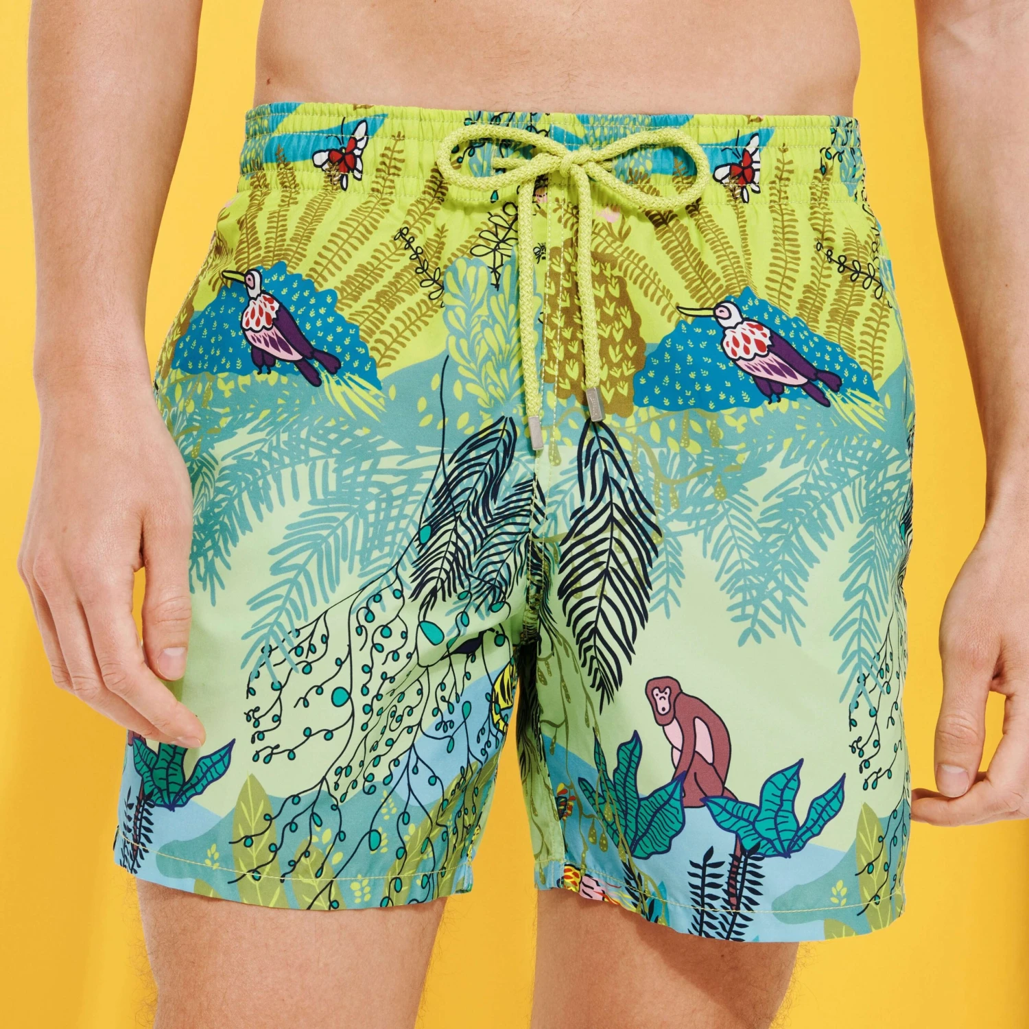 Vilebrequin Men Swim Trunks Jungle Rousseau 7 Vilebrequin Men Swim Trunks Jungle Rousseau - Image 5