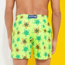 Vilebrequin Men Swim Trunks Starfish Candy -Outdoor Beach & Swimwear MOOC3B04 417 backworn 3920x3920 1