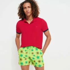 Vilebrequin Men Swim Trunks Starfish Candy -Outdoor Beach & Swimwear MOOC3B04 417 supp5 3920x3920 1