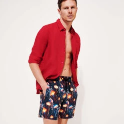 Vilebrequin Men Swim Trunks Neo Medusa -Outdoor Beach & Swimwear MOOC3B09 390 supp1 3920x3920 1