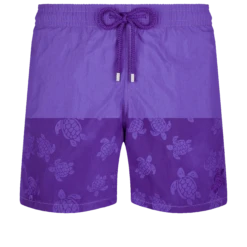 Vilebrequin Men Swim Trunks Water-reactive Ronde De Tortues