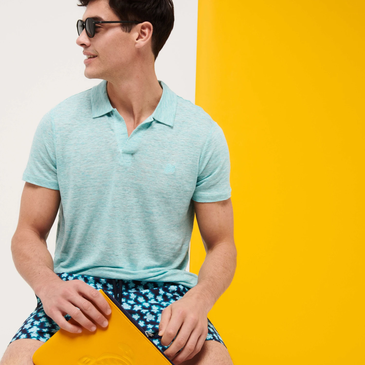 Vilebrequin Men Swim Trunks Blurred Turtles 9 Vilebrequin Men Swim Trunks Blurred Turtles - Image 7