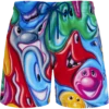 Men Swim Trunks Faces In Places - Vilebrequin X Kenny Scharf -Outdoor Beach & Swimwear MOOH2B61 987 front 3920x3920 1