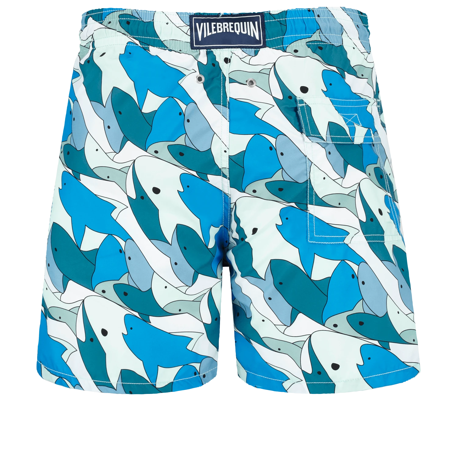 Vilebrequin Men Swim Trunks Shark All Around 4 Vilebrequin Men Swim Trunks Shark All Around - Image 2