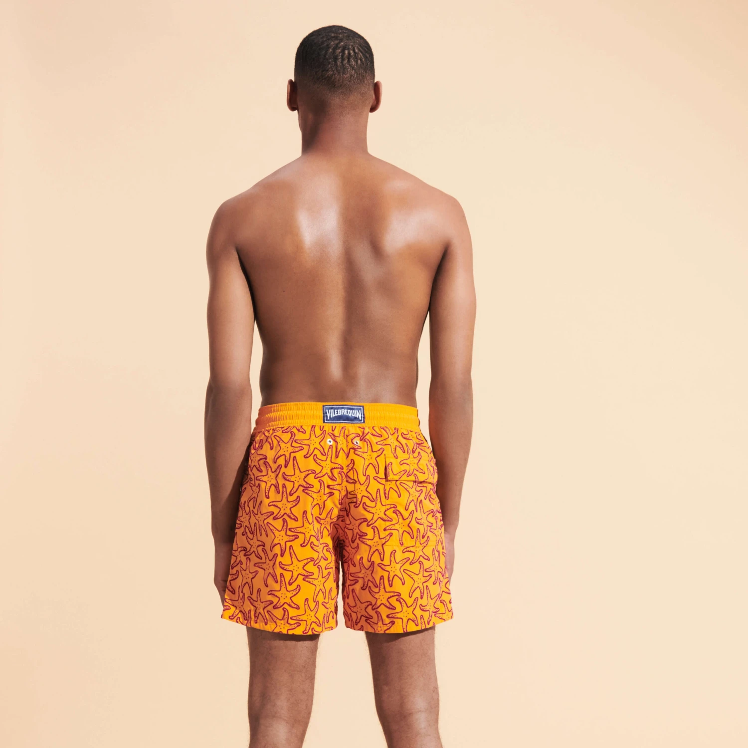 Vilebrequin Men Swim Trunks Flocked Starlettes 6 Vilebrequin Men Swim Trunks Flocked Starlettes - Image 4