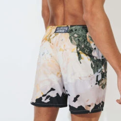 Men Swim Trunks Distortive Water - Vilebrequin X Highsnobiety -Outdoor Beach & Swimwear MOOZ0B51 049 supp2 3920x3920 1
