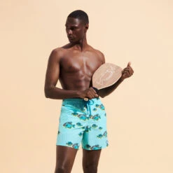 Men Swimwear Graphic Fish - Vilebrequin X La Samanna -Outdoor Beach & Swimwear MOOZ3B16 381 supp1 3920x3920 1