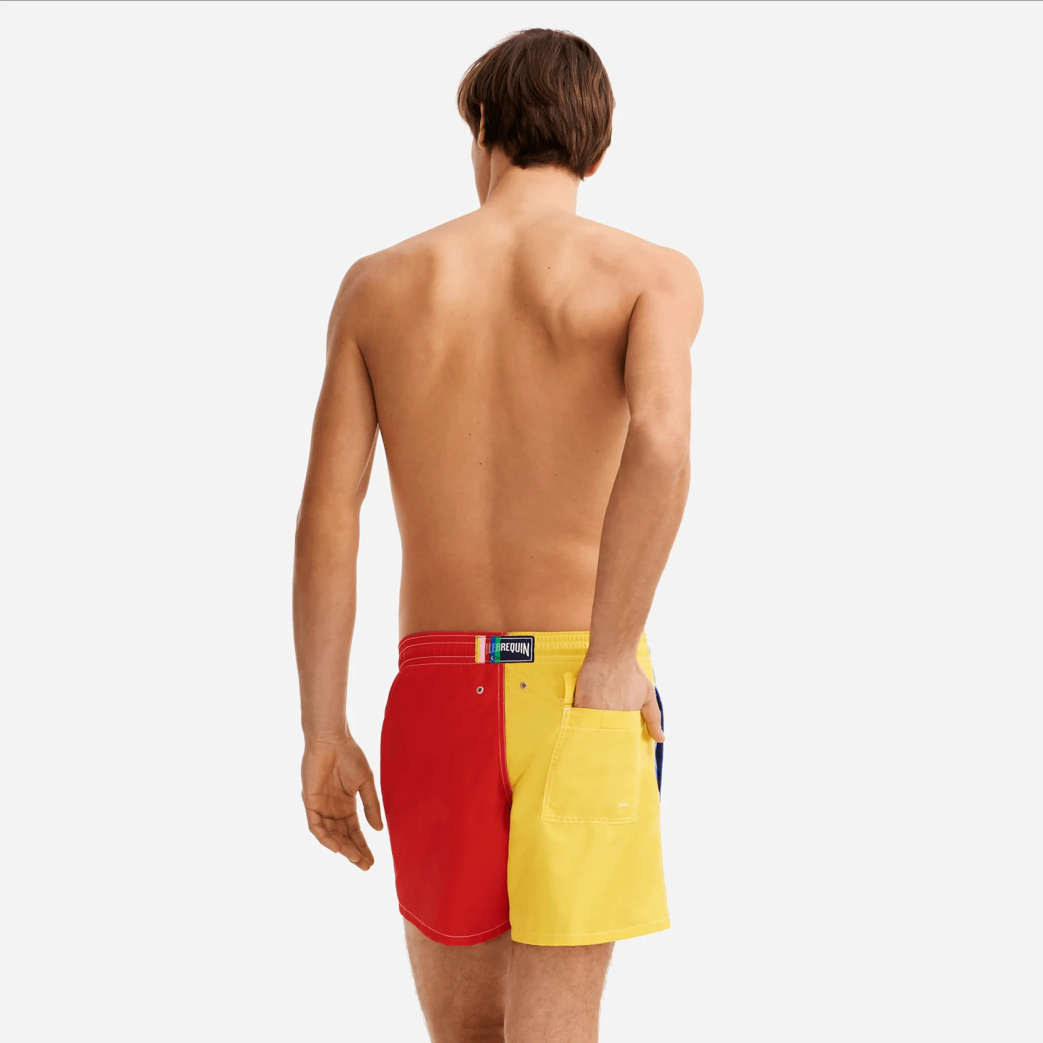 Men Swimwear Multicolor Placed Embroidery Vilebrequin Squale - Vilebrequin X JCC+ - Limited Edition 6 Men Swimwear Multicolor Placed Embroidery Vilebrequin Squale - Vilebrequin X JCC+ - Limited Edition - Image 4