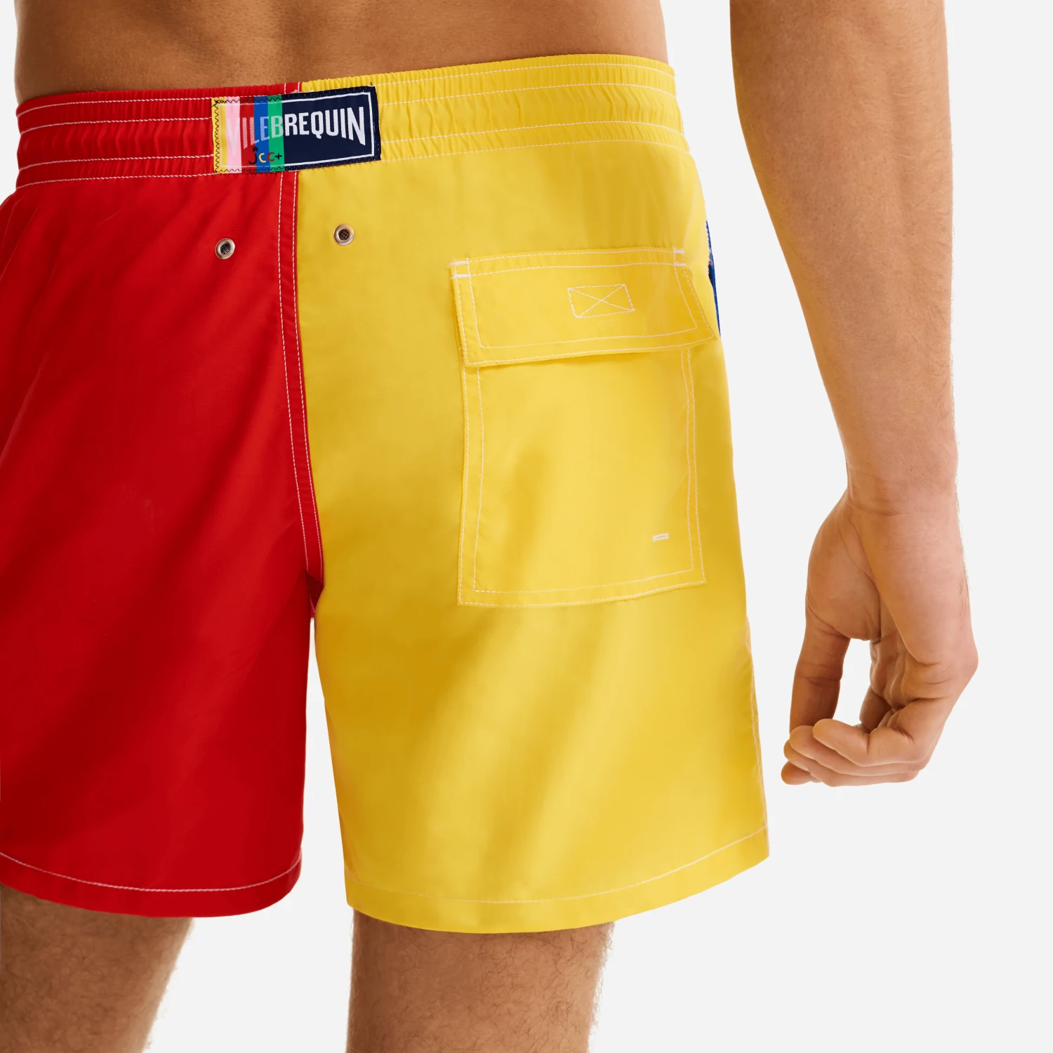 Men Swimwear Multicolor Placed Embroidery Vilebrequin Squale - Vilebrequin X JCC+ - Limited Edition 8 Men Swimwear Multicolor Placed Embroidery Vilebrequin Squale - Vilebrequin X JCC+ - Limited Edition - Image 6