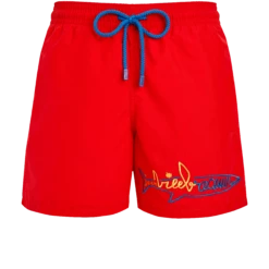 Men Swimwear Placed Embroidery Vilebrequin Squale - Vilebrequin X JCC+ - Limited Edition