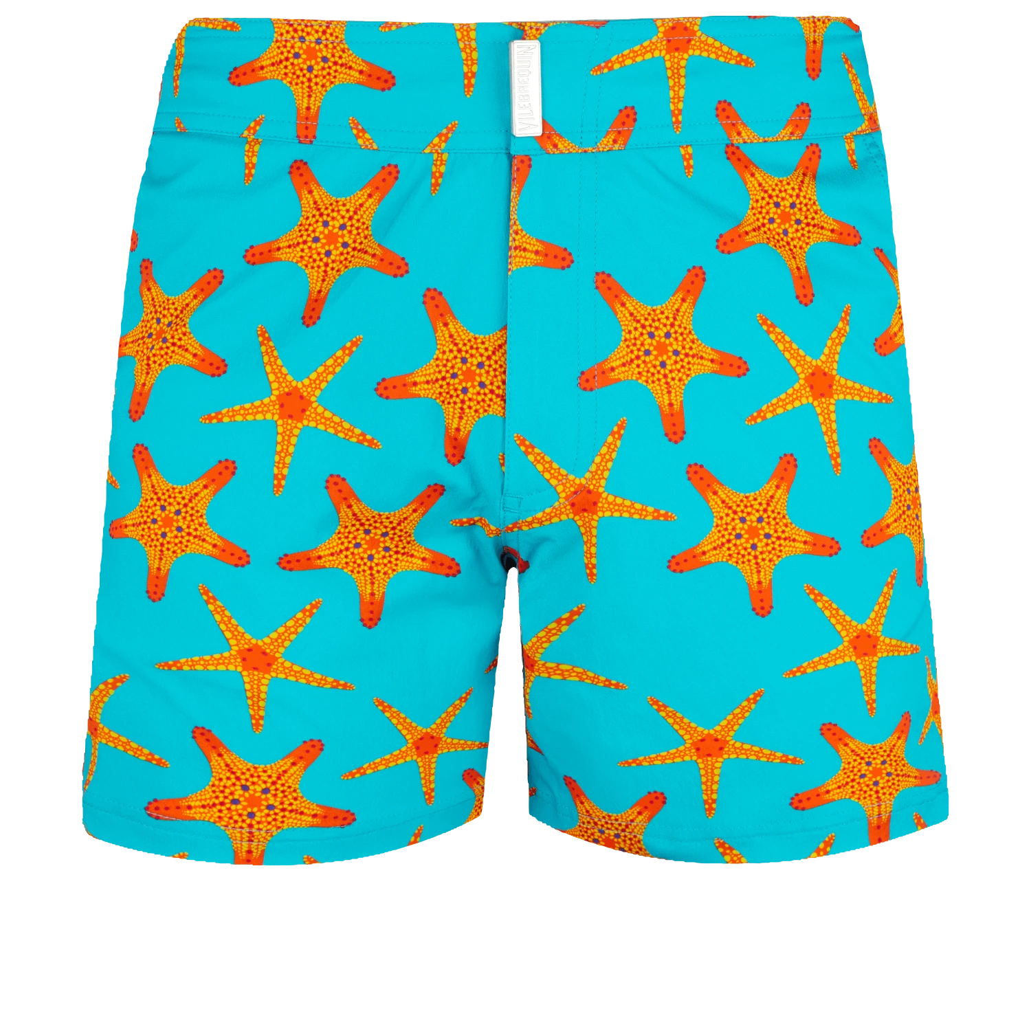 Vilebrequin Men Flat Belt Stretch Swimwear Starfish Dance 3 Vilebrequin Men Flat Belt Stretch Swimwear Starfish Dance