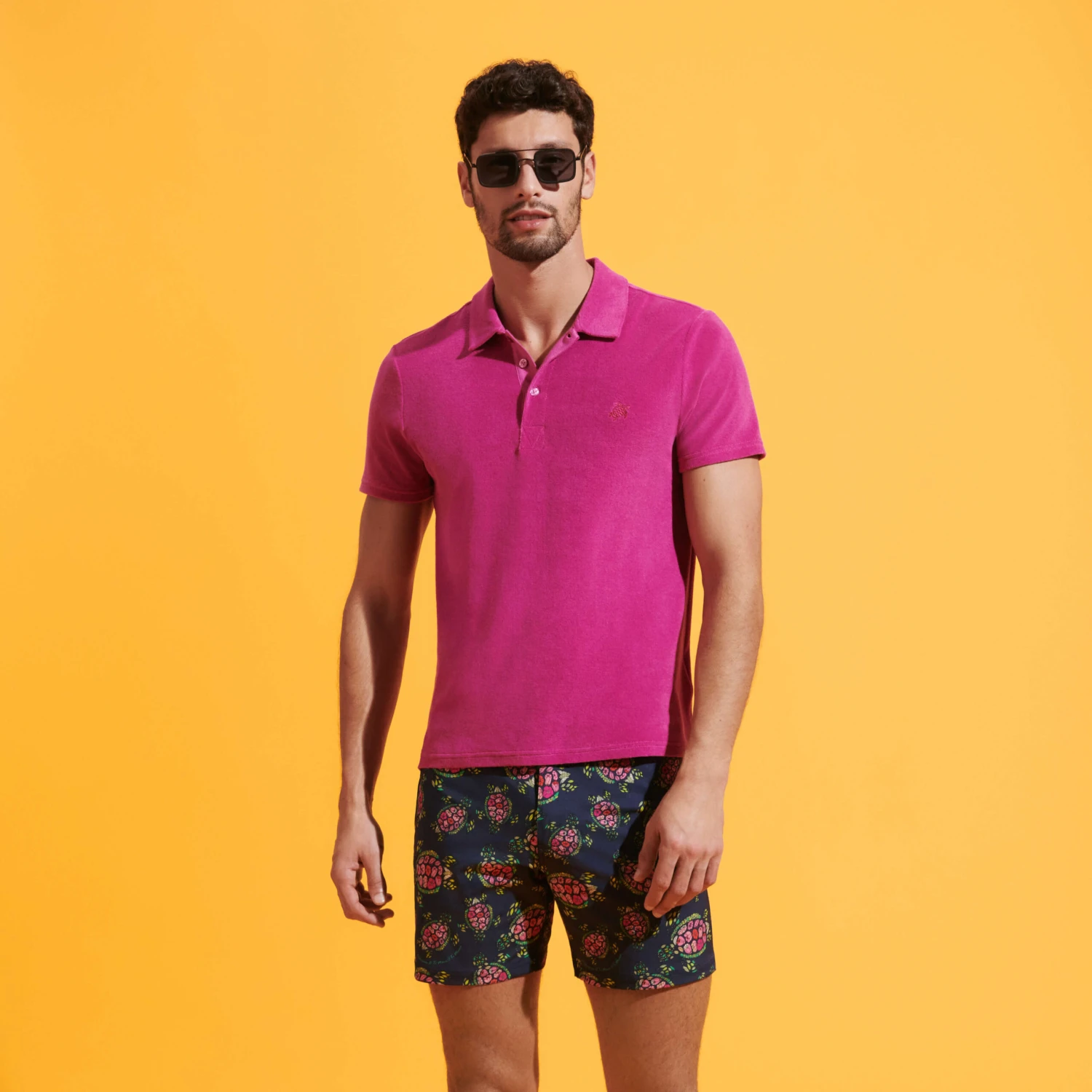 Vilebrequin Men Stretch Short Swim Trunks Flat Belt Provencal Turtles 7 Vilebrequin Men Stretch Short Swim Trunks Flat Belt Provencal Turtles - Image 5