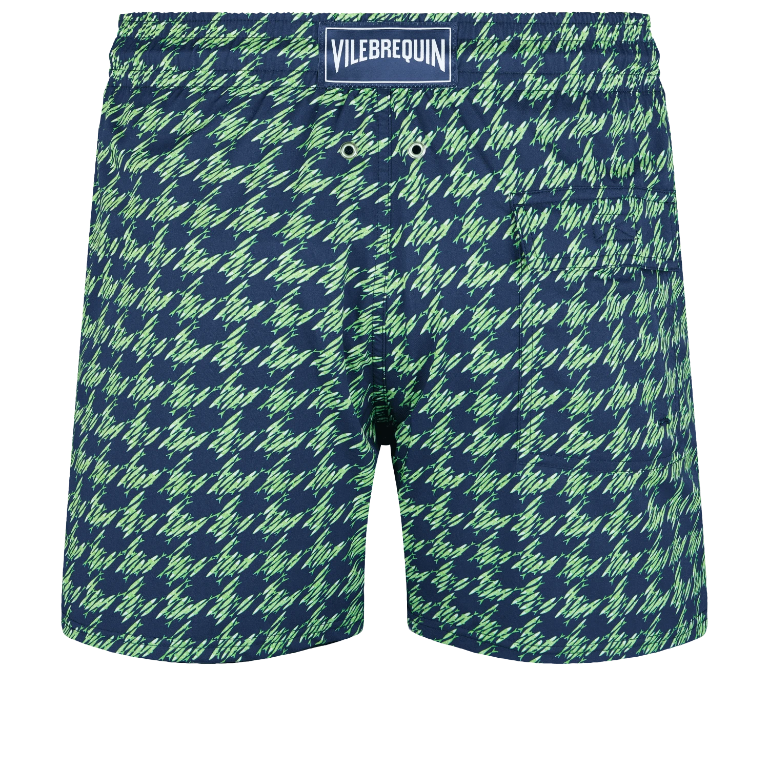 Vilebrequin Men Stretch Swim Trunks Fish Foot 4 Vilebrequin Men Stretch Swim Trunks Fish Foot - Image 2