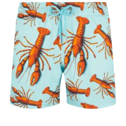 Vilebrequin Men Stretch Swim Trunks Lobster