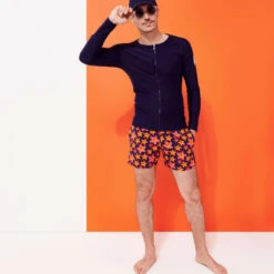 Vilebrequin Men Stretch Swim Trunks Stars Gift -Outdoor Beach & Swimwear MSOC3F24 390 supp3 3920x3920 1
