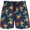 Men Stretch Swim Trunks Tortues Rainbow Multicolor - Vilebrequin X Kenny Scharf 1 Men Stretch Swim Trunks Tortues Rainbow Multicolor - Vilebrequin X Kenny Scharf -Outdoor Beach & Swimwear MSOH2F54 390 front 3920x3920 1