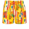 Vilebrequin Men Stretch Swim Trunks Sunny Streets -Outdoor Beach & Swimwear MSOH3F06 110 front 3920x3920 1