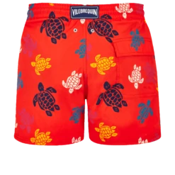 Vilebrequin Men Stretch Swim Trunks Ronde Des Tortues Multicolores -Outdoor Beach & Swimwear MSOH3F36 201 back 3920x3920 1