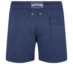 Vilebrequin Men Stretch Swim Trunks Solid -Outdoor Beach & Swimwear MSOU2E01 390 back 3920x3920 1