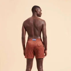 Vilebrequin Men Stretch Short Swim Trunks Jacquard Tortue 10 Vilebrequin Men Stretch Short Swim Trunks Jacquard Tortue -Outdoor Beach & Swimwear MSOU3E39 221 backworn 3920x3920 1