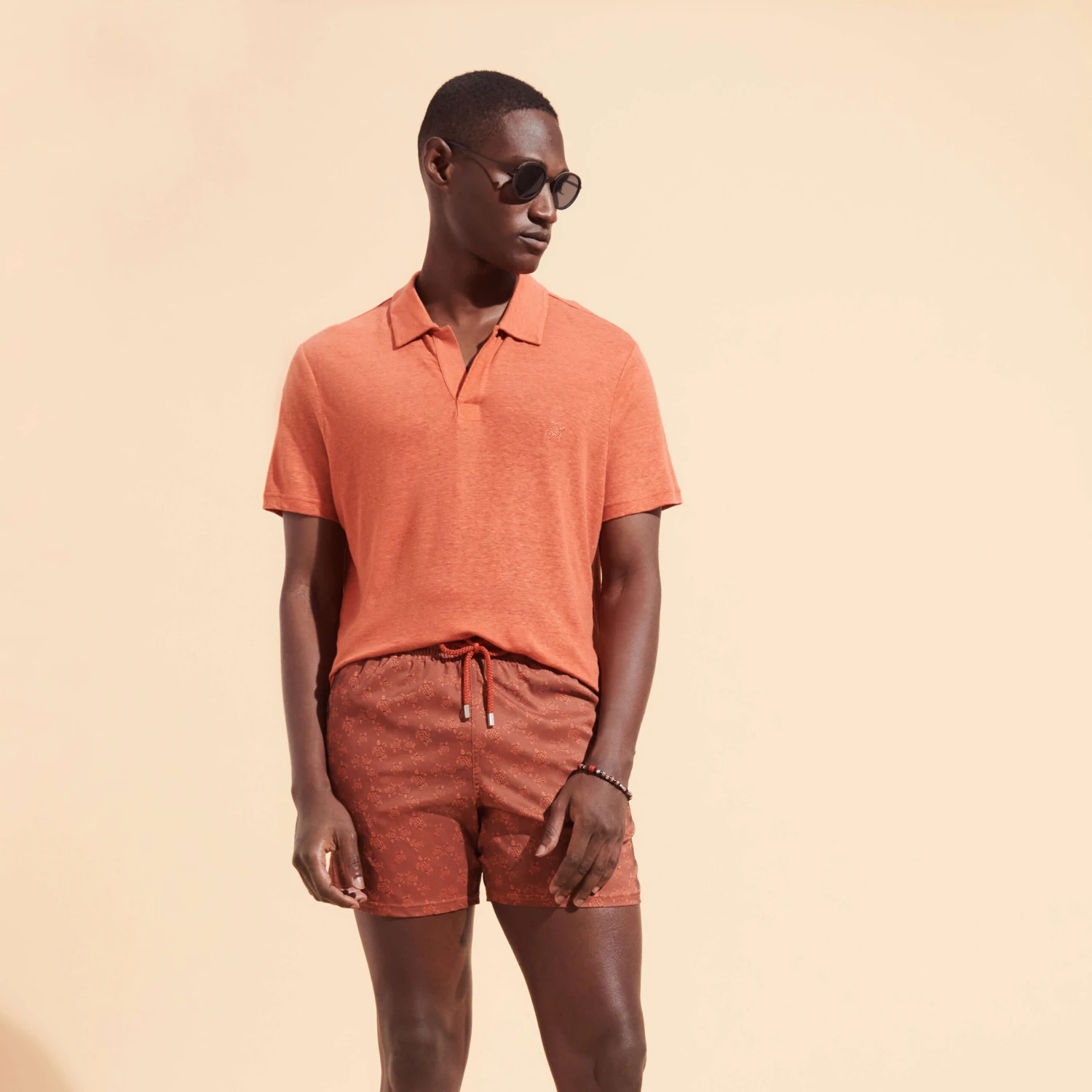 Vilebrequin Men Stretch Short Swim Trunks Jacquard Tortue 7 Vilebrequin Men Stretch Short Swim Trunks Jacquard Tortue - Image 5