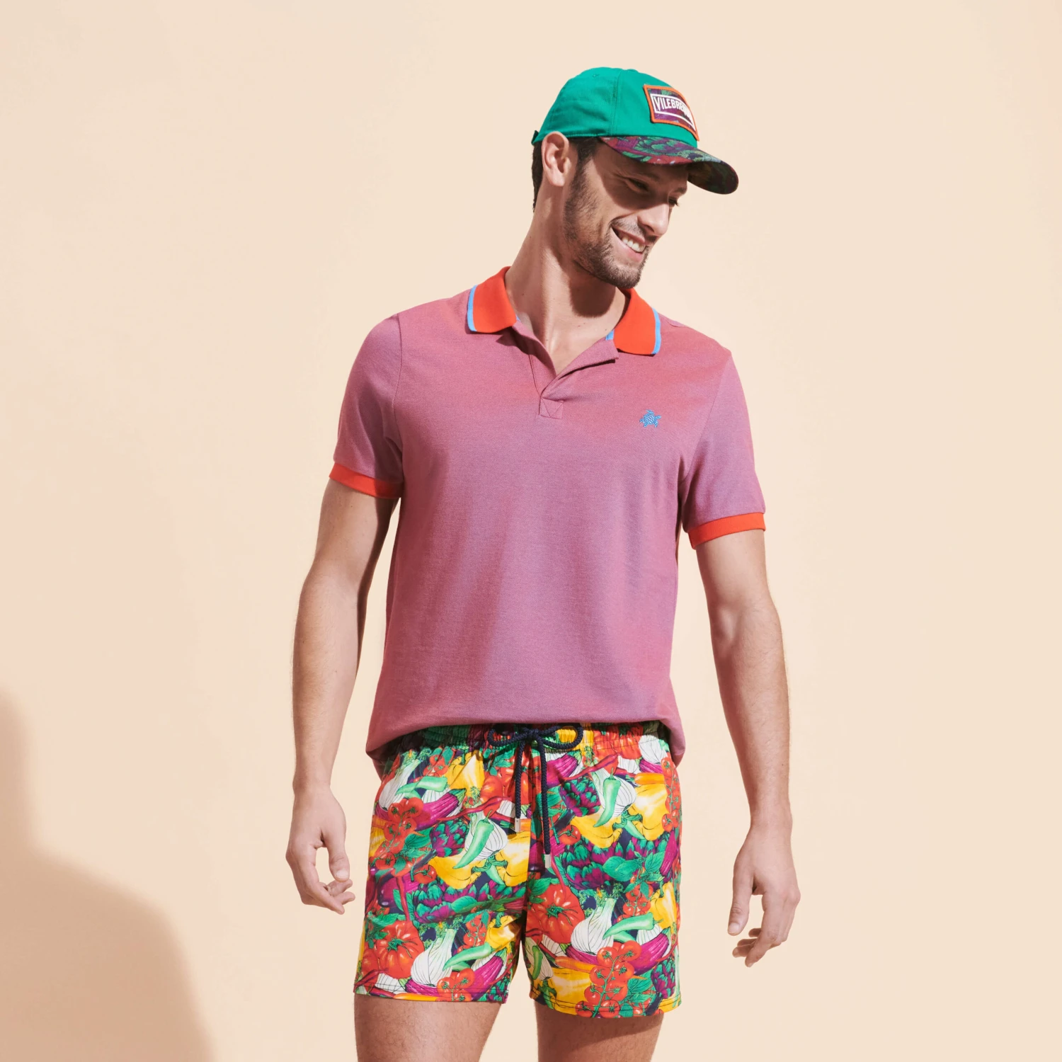 Vilebrequin Men Stretch Swim Trunks Marché Provencal 7 Vilebrequin Men Stretch Swim Trunks Marché Provencal - Image 5