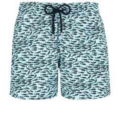 Vilebrequin Men Stretch Swim Trunks Gulf Stream